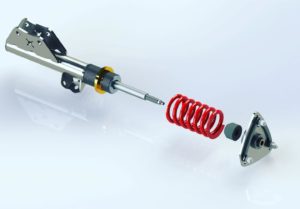 CorteX Racing S550 front strut assembly.