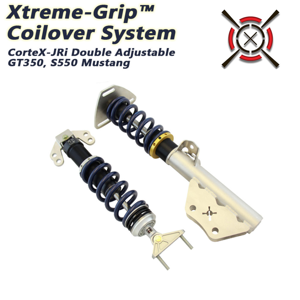 CorteX Racing Coilover Shocks Supsension UPgrade Mod GT350 GT350R S550 JRI